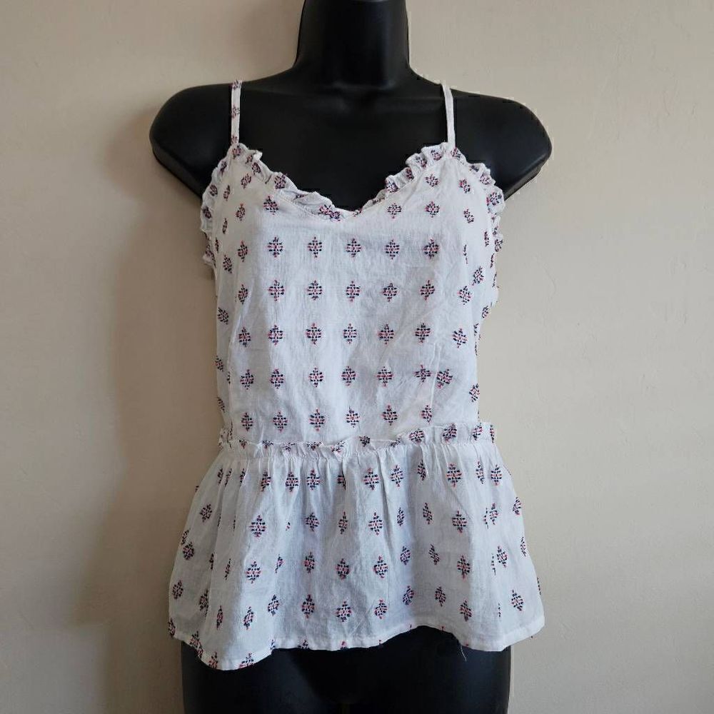 Sim & Sam Embroidered Tank Top